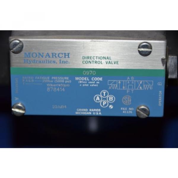 Monarch Hydraulics Dyna Pack M-405-V-AC Hydraulic Power Pump #8 image