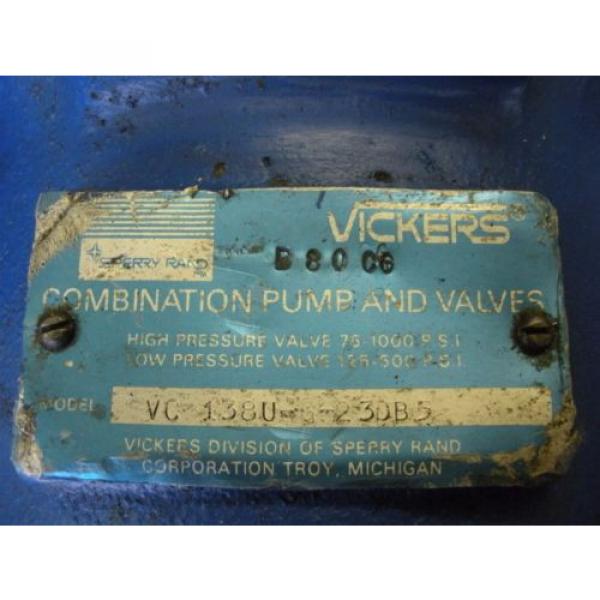 Vickers Hydraulic Combination Pump &amp; Valve VC-1380-6-230B5 #9 image