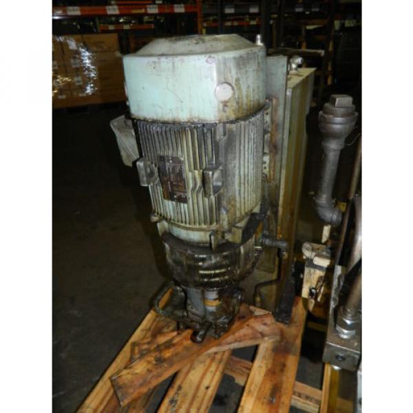 5 HP Hydraulic Unit w/ Vickers Pump, Type# PVB15RSY31CM11, Vertical, Used #2 image
