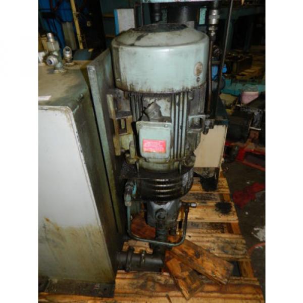 5 HP Hydraulic Unit w/ Vickers Pump, Type# PVB15RSY31CM11, Vertical, Used #8 image