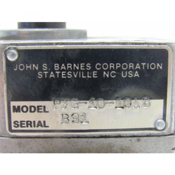 John S. Barnes PFG-10-10A3 Fixed Displacement Rotary Gear Hydraulic Pump #7 image