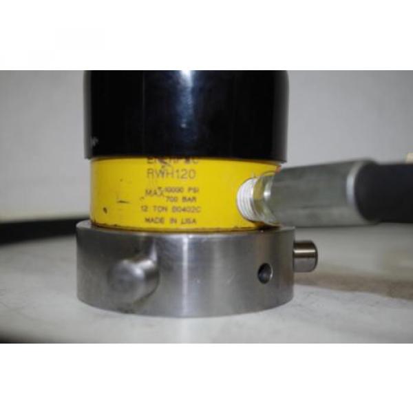 ENERPAC HYDRAULIC CYLINDER   RWH120  10,000PSI   12TON  CYLINDER   CODE: HC-22 #3 image