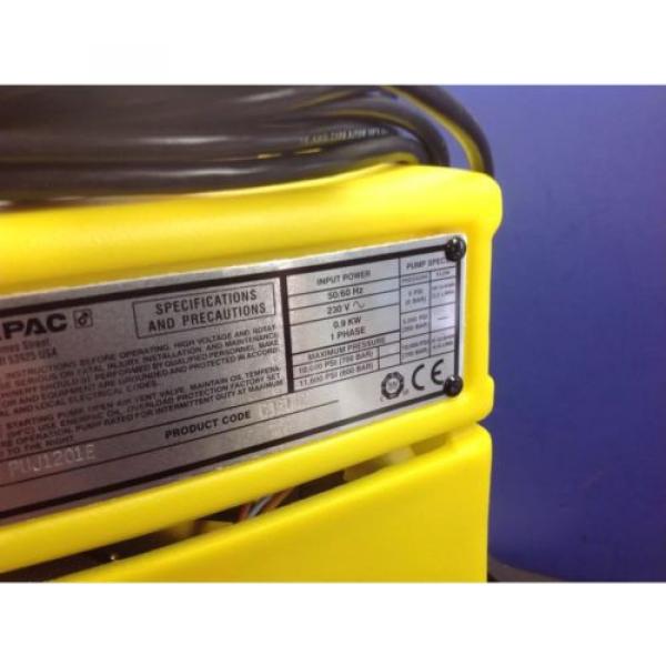 ENERPAC PUJ-1201E ELECTRIC HYDRAULIC PUMP 3 WAY 2 POSITION 1 GAL. 230V/0.5HP NEW #8 image