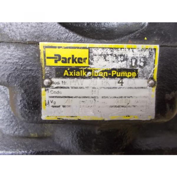 Parker Hydraulic Pump PAV 20RKP4CA, 2000/min. #2 image