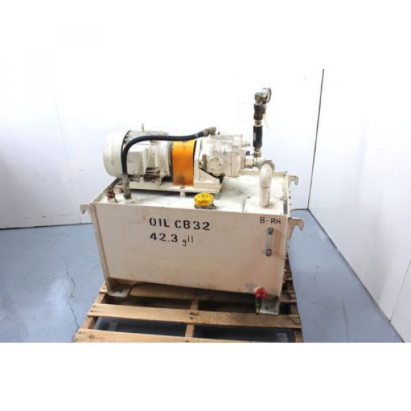 Daikin 5hp Hydraulic Unit V38A2R-95 Piston Pump 42.3 Gallon Tank Press Comp. #1 image