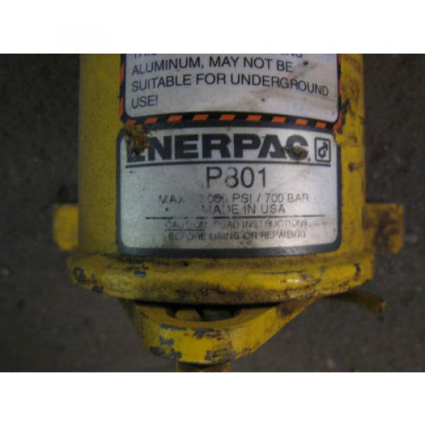 Enerpac P801 Hydraulic Hand Pump 1000psi  W/ Hose And Pressure Gage #6 image