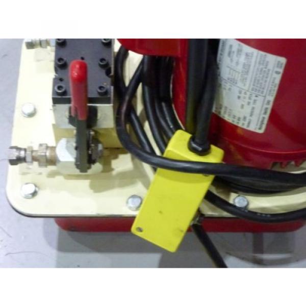 Brock Hydraulic Pump 5ACR w/Manual 2 Way Valve &amp; Remote Hand Control #2 image