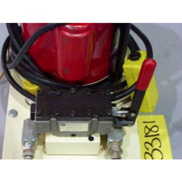 Brock Hydraulic Pump 5ACR w/Manual 2 Way Valve &amp; Remote Hand Control #4 image
