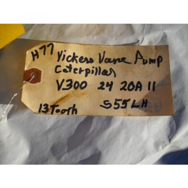 VICKERS V300 24 20A 11 S55LH HYDRAULIC PUMP off CATERPILLAR CAT #2 image
