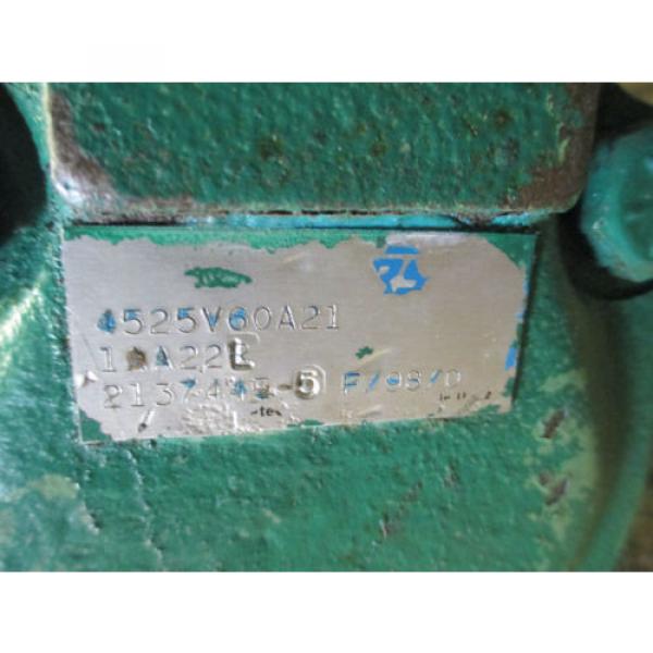 VICKERS 4525V60A21 1 AA  22 L  HYDRAULIC VANE DOUBLE PUMP REBUILT   60 &amp; 21 GPM #3 image