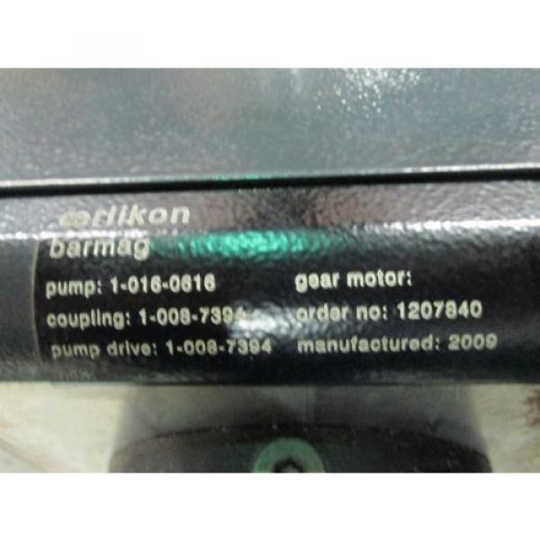 Oerlikon Barmag Pump W/ Danfoss Bauer Drive Pump: 1-016-0616 0.33 HP (New) #5 image
