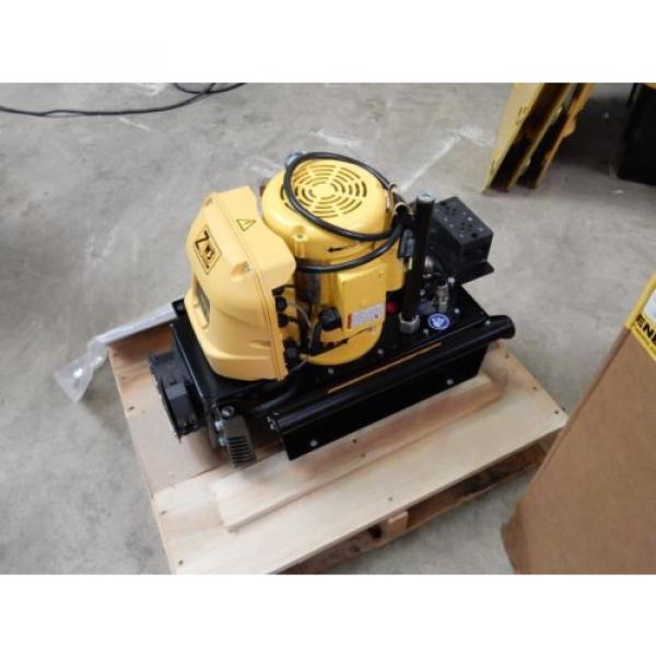 ENERPAC ZW3 SERIES ELECTRIC HYDRAULIC PUMP ZW3010HB-FHLT21 5,000PSI WORKHOLDING #6 image