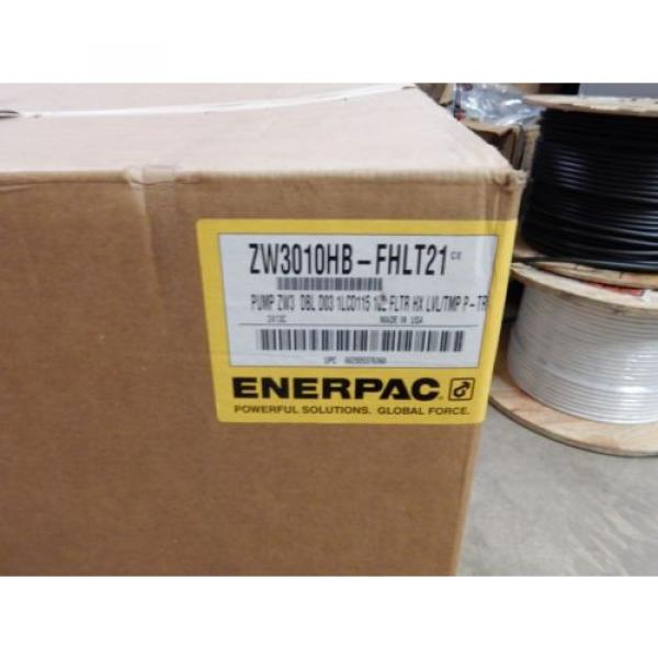 ENERPAC ZW3 SERIES ELECTRIC HYDRAULIC PUMP ZW3010HB-FHLT21 5,000PSI WORKHOLDING #8 image