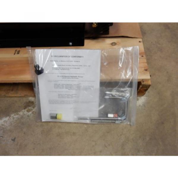 ENERPAC ZW3 SERIES ELECTRIC HYDRAULIC PUMP ZW3010HB-FHLT21 5,000PSI WORKHOLDING #10 image