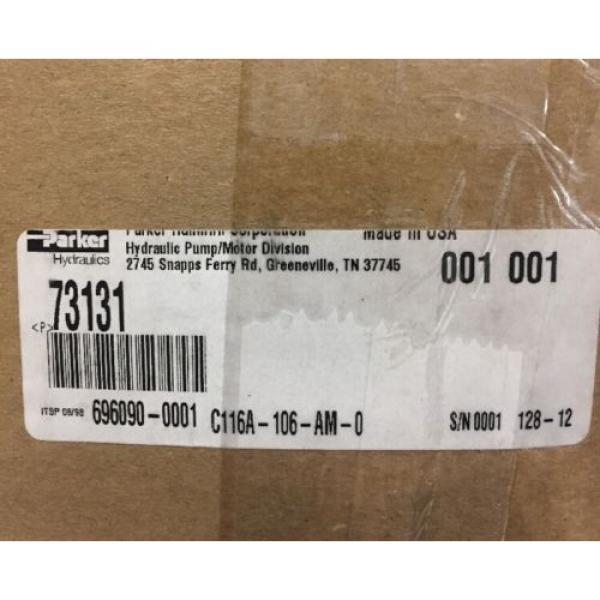 ONE NEW PARKER HANNIFIN Hydraulic Motor 73131 C116A-106-AM-0 #12 image