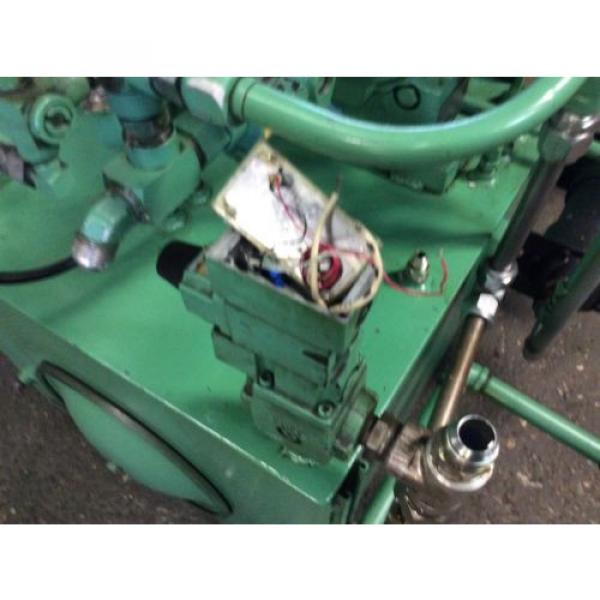 Capitol 40hp hydraulic pump system w/tank, 60&#034;-30&#034;-22&#034;, Vickers pump, see pics #7 image