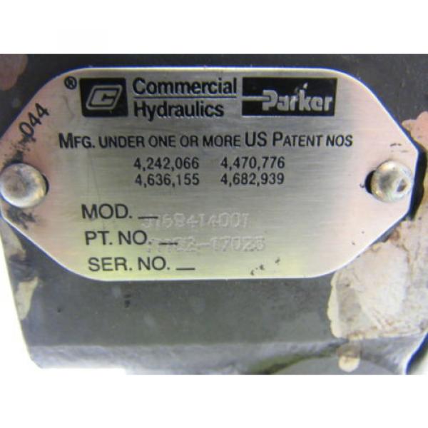 Parker 3169414001 Commercial Dry Valve=(075) 2.0S.F Hydraulic Gear Pump 2&#034; Inlet #12 image