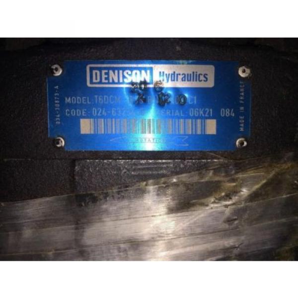 Denison Hydraulics Pump T6DCM B20 B6 R00C1 #2 image