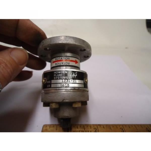 Howden Fluid Systems 1231-21 Ser 9815 Hydraulic Pump &#034;Used&#034; #1 image