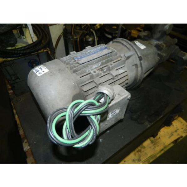 2 HP AC Motor w/ Continental Hydraulic Pump and Tank, PVR6-6B0B-RF-0-1-F, Used #6 image