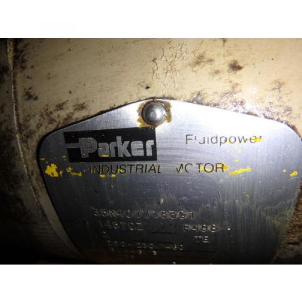 Parker Hydraulic Pump 35N401Y183G1_with Motor #7 image