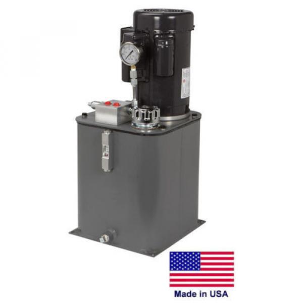 HYDRAULIC POWER SYSTEM Self Contained - 115/230V - 1 Ph - 2 Hp - 5 Gal Reservoir #2 image