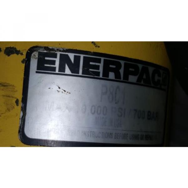 Enerpac P801 2 Speed Hand Pump 10,000 Psi 249 Cu In     76326 #3 image