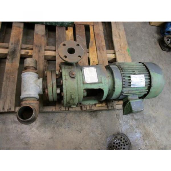 Ingersoll Rand Pump Type 1-1/2RVH-5 #0170-5694 50 GPM Rebuilt 5hp Marathon Motor #1 image
