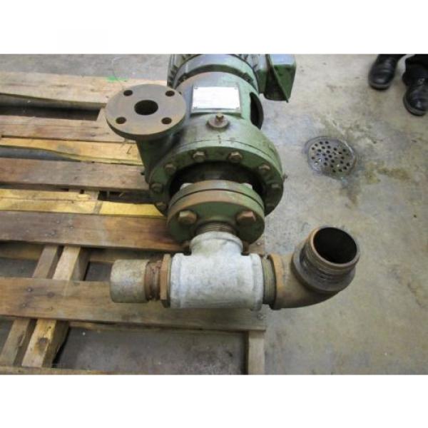 Ingersoll Rand Pump Type 1-1/2RVH-5 #0170-5694 50 GPM Rebuilt 5hp Marathon Motor #2 image