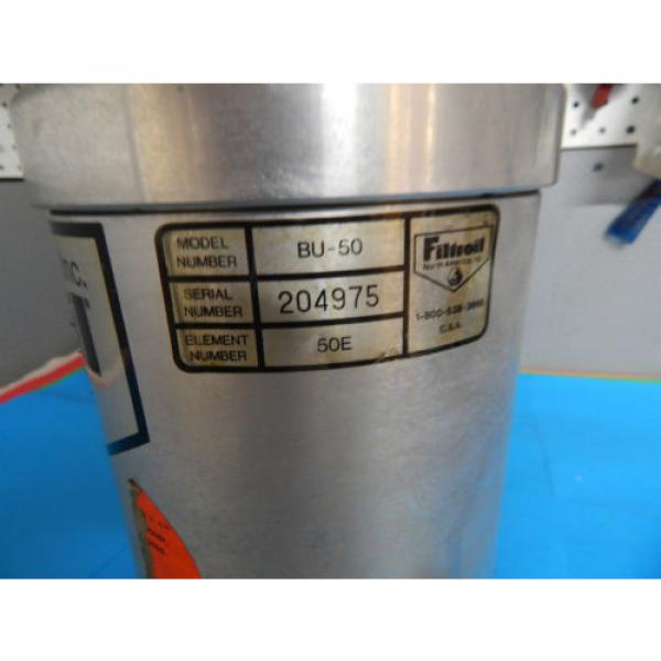 Filtroil BU-50 Hydraulic filtration unit .30GPM flow rate BU50 #7 image