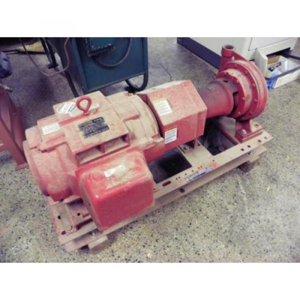BELL &amp; GOSSETT 30 HP SERIES 1510 BASE MOUNTED END SUCTION PUMP #1 image