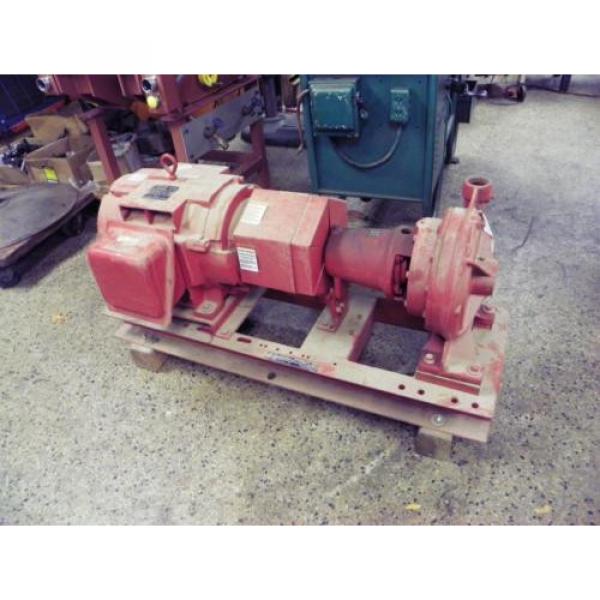 BELL &amp; GOSSETT 30 HP SERIES 1510 BASE MOUNTED END SUCTION PUMP #2 image