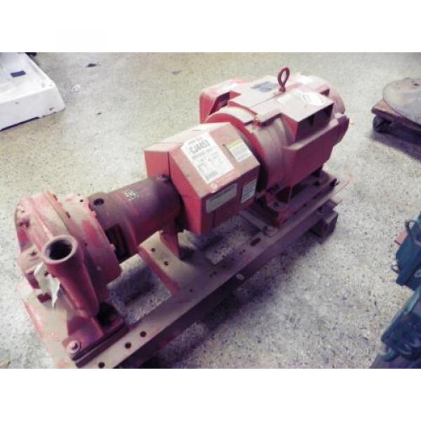 BELL &amp; GOSSETT 30 HP SERIES 1510 BASE MOUNTED END SUCTION PUMP #5 image