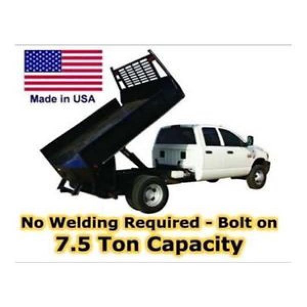 FLAT BED TRUCK DUMP KIT 12 to 14 Ft Flat Bed Trucks - 7.5 Ton Cap - Made in USA #1 image
