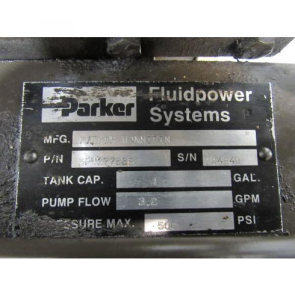 PARKER HPU17762B Hydraulic Pump Power Unit Complete 3.2GPM @500PSI #11 image