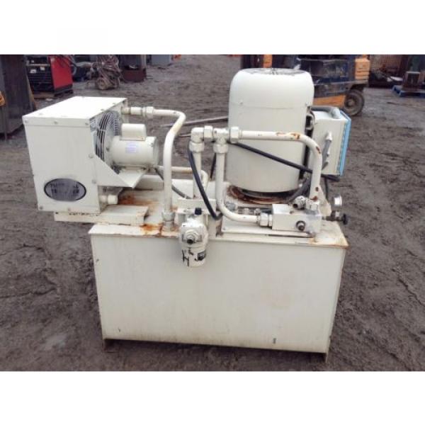 Hydraulic Power Unit w/ 25HP 1750RPM Motor &amp; Air-Cooled Heat Exchanger #3 image