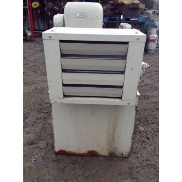 Hydraulic Power Unit w/ 25HP 1750RPM Motor &amp; Air-Cooled Heat Exchanger #4 image