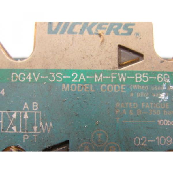 Vickers DG4V-3S-2A-M-FW-B5-60 Solenoid Operated Directional Valve 110/120V #6 image