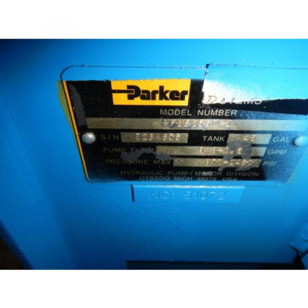 Parker PVP23 5HP, 9 GPM Hydraulic Power Unit #6 image
