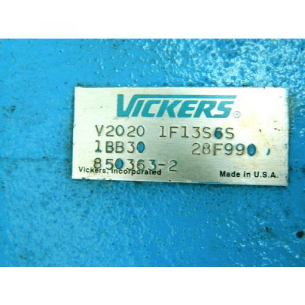 Vickers V2020 1F13S6S 1BB30 Double Vane Pump #3 image