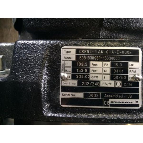 Grundfos CRE64-1AN-G-A-E-H00E Electronic Circulator Pump #6 image