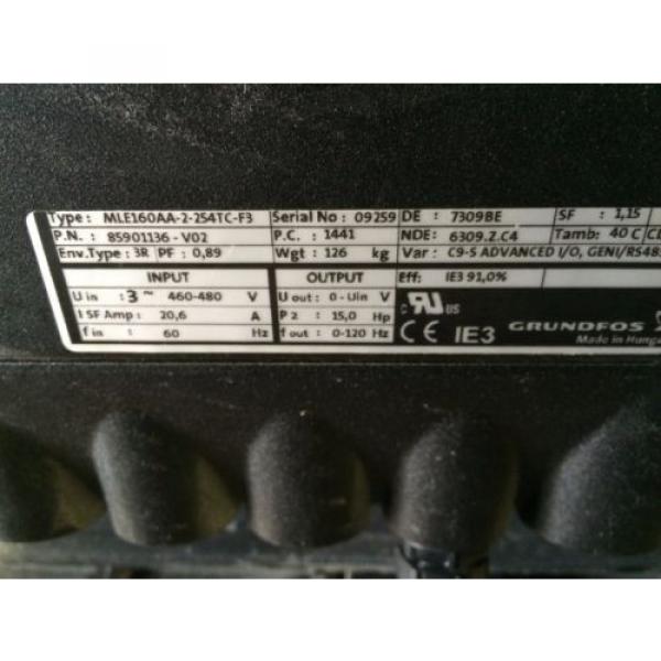 Grundfos CRE64-1AN-G-A-E-H00E Electronic Circulator Pump #7 image