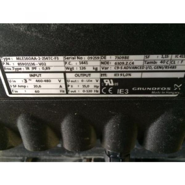 Grundfos CRE64-1AN-G-A-E-H00E Electronic Circulator Pump #8 image