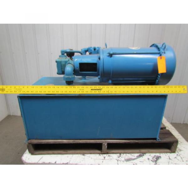 Vickers V20-1P7P-1D-11 Fixed Displacement 30 Gal Hydraulic Power Unit 10HP 3PH #1 image