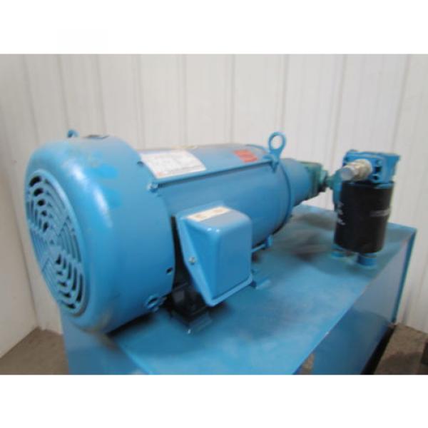 Vickers V20-1P7P-1D-11 Fixed Displacement 30 Gal Hydraulic Power Unit 10HP 3PH #3 image