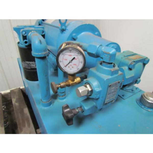 Vickers V20-1P7P-1D-11 Fixed Displacement 30 Gal Hydraulic Power Unit 10HP 3PH #9 image