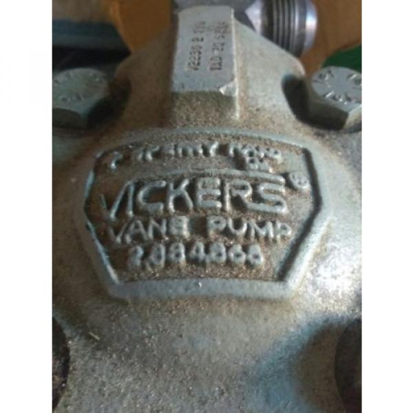 Vickers vane pump 2884865 v2230 2 11w  hydrologic oil fluid great condition #4 image