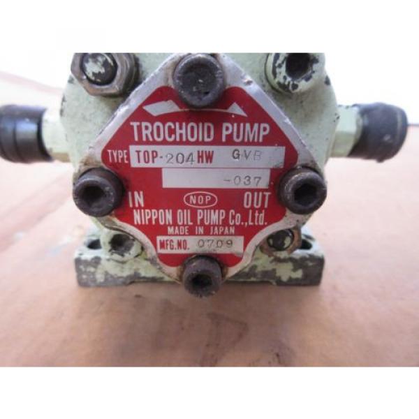 NOP Nippon Oil Pump Trochoid pump TOP-204HW GVB WORKING BEFORE REMOVAL #5 image