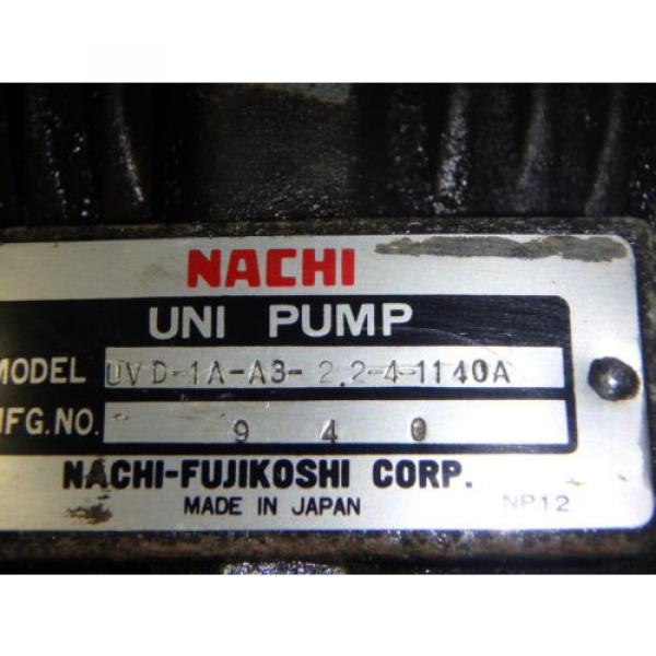 Nachi Variable Vane Pump Motor_VDR-1B-1A3-1146A_LTIS85-NR_UVD-1A-A3-22-4-1140A #8 image