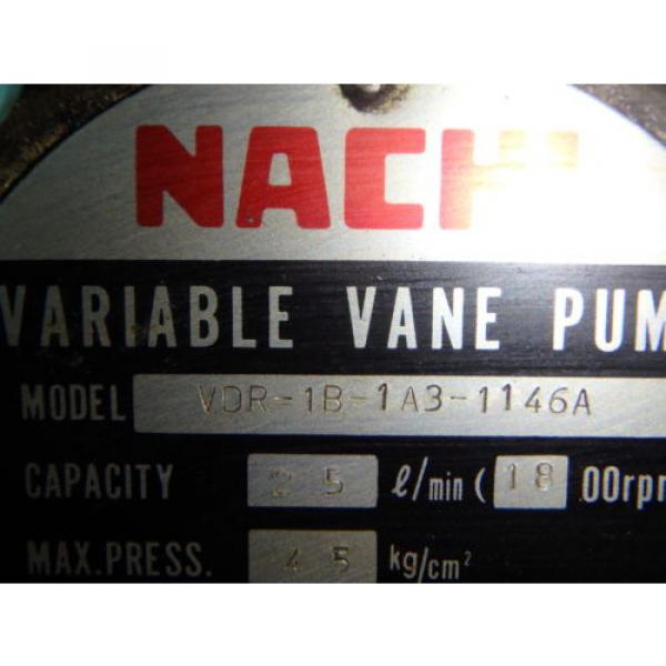 Nachi Variable Vane Pump Motor_VDR-1B-1A3-1146A_LTIS85-NR_UVD-1A-A3-22-4-1140A #10 image